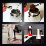 Bialetti Venus Stainless Steel Induction Espresso Maker 6 Cup - Image 04