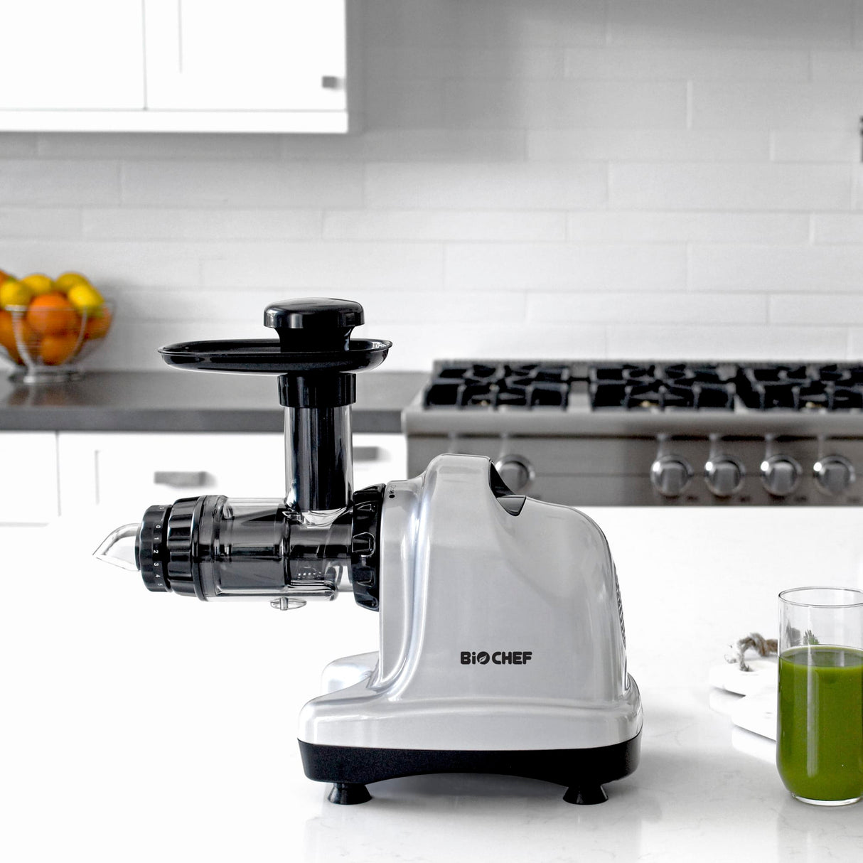 BioChef Axis Cold Press Juicer Silver - Image 04