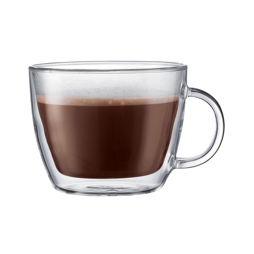 Bodum Bistro Double Wall Cafe Latte Cup Set of 2 450ml - Image 03