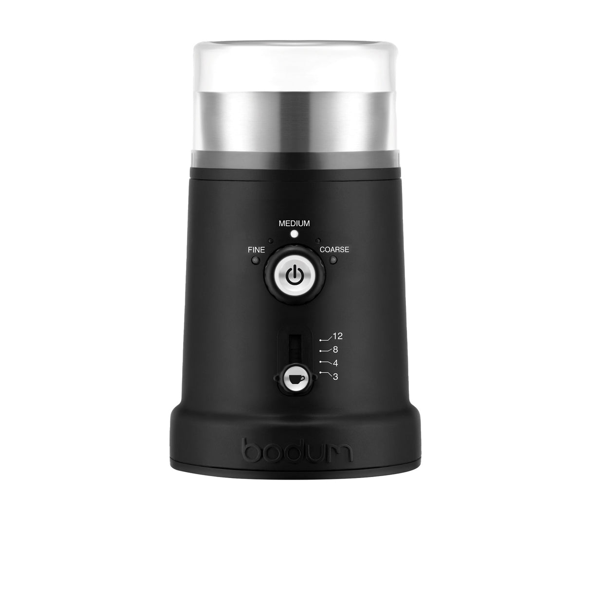 Bodum Bistro Electric Adjustable Blade Coffee Grinder in Black - Image 01