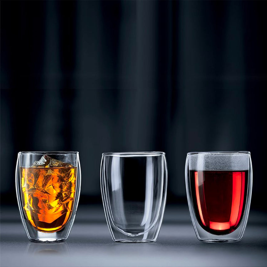 Bodum Pavina Double Wall Glass Set of 2 350ml - Image 06