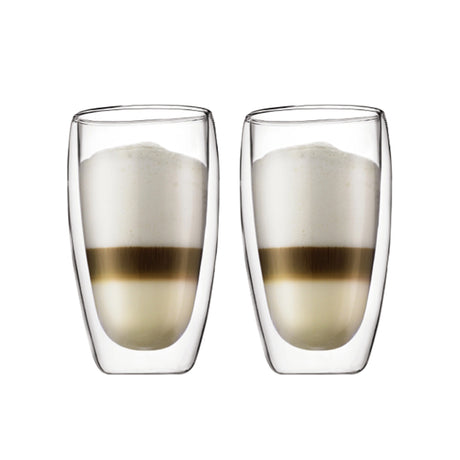 Bodum Pavina Double Wall Glass Set of 2 450ml - Image 01