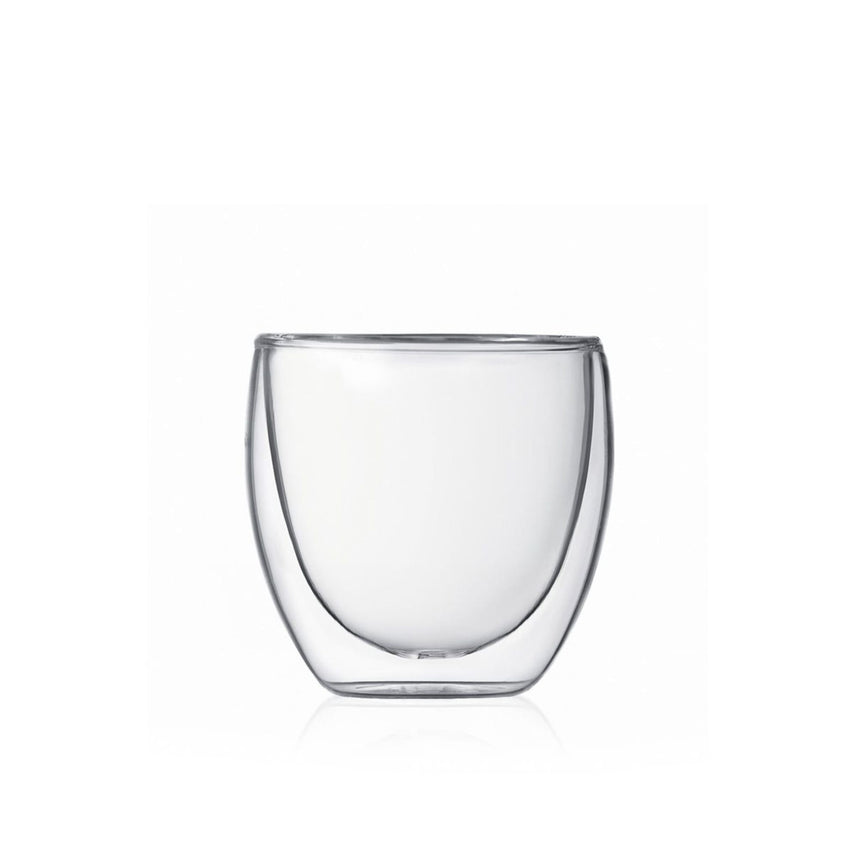 Bodum Pavina Double Wall Glass Borosilicate 80ml Set of 2 - Image 04