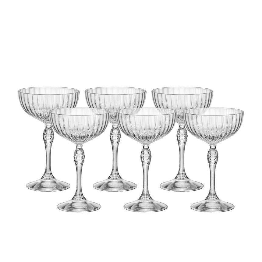 Bormioli Rocco America's 20 Cocktail Coupe 220ml Set of 6 - Image 01