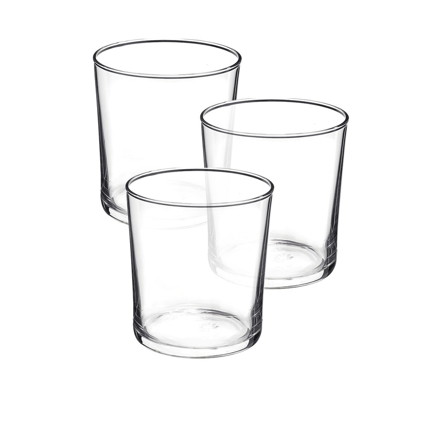 Bormioli Rocco Bodega Medium Glass Tumbler 355ml Set of 3 - Image 01