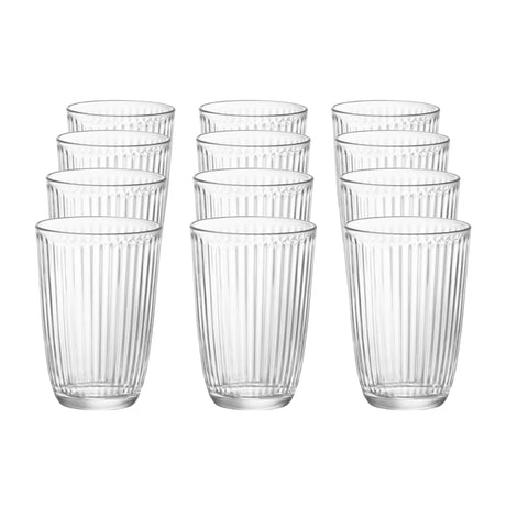 Bormioli Rocco Line Long Drink Glass 390ml Set of 12 - Image 01