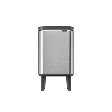 Brabantia Bo Hi Fingerprint Proof Waste Bin 4 Litre Matte Steel - Image 01