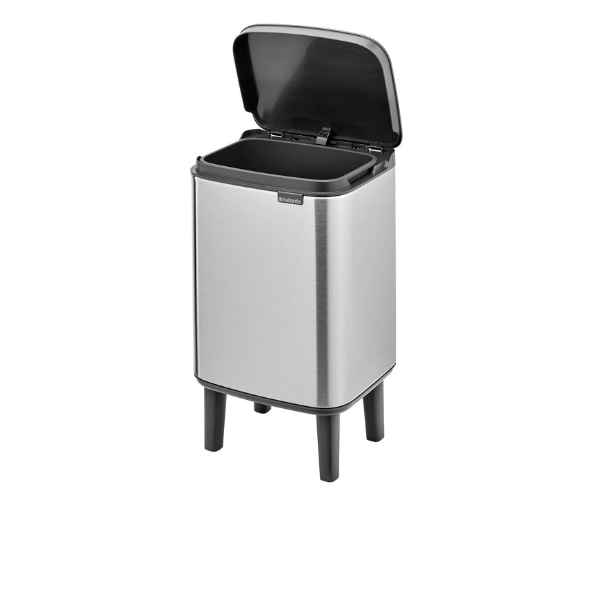 Brabantia Bo Hi Fingerprint Proof Waste Bin 4 Litre Matte Steel - Image 05