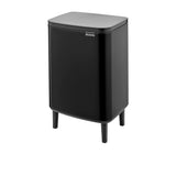 Brabantia Bo Hi Waste Bin 12 Litre Matte in Black - Image 03