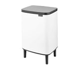 Brabantia Bo Hi Waste Bin 12 Litre in White - Image 03