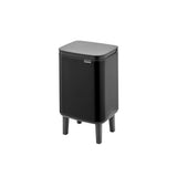 Brabantia Bo Hi Waste Bin 4 Litre Matte in Black - Image 03