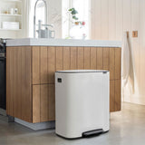 Brabantia BO Pedal Bin 60L in White - Image 06