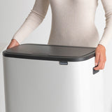 Brabantia BO Touch Bin 60L in White - Image 05