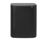 Brabantia BO Touch Bin 2 x 30L Matt in Black - Image 01