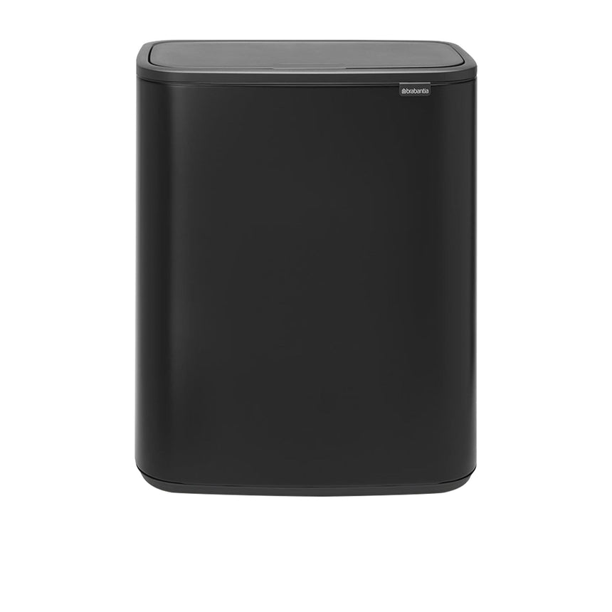 Brabantia BO Touch Bin 2 x 30L Matt in Black - Image 01