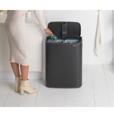 Brabantia BO Touch Bin 2 x 30L Matt in Black - Image 06