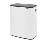 Brabantia BO Touch Bin 2 x 30L in White - Image 02