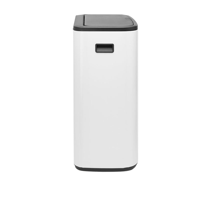 Brabantia BO Touch Bin 2 x 30L in White - Image 03