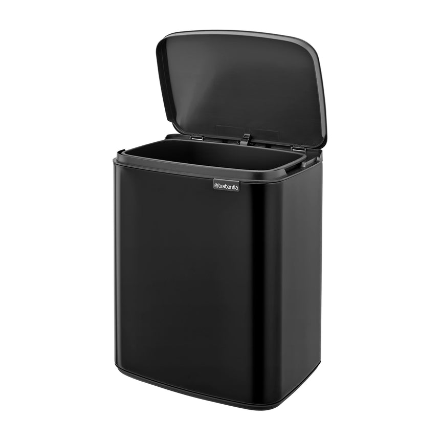 Brabantia BO Waste Bin 12 Litre Matt in Black - Image 03