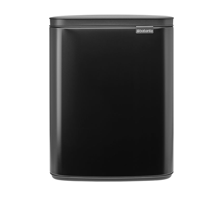 Brabantia BO Waste Bin 12 Litre Matt in Black - Image 04