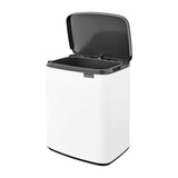 Brabantia BO Waste Bin 12 Litre in White - Image 03