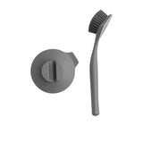 Brabantia Dish Brush with Suction Cup Holder Dark Grey - Image 03