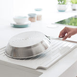 Brabantia Dish Drying Rack Light Grey 14.2x38.6x49.2cm - Image 04