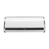 Brabantia Roll Top Bread Bin Large Steel in White - Image 01