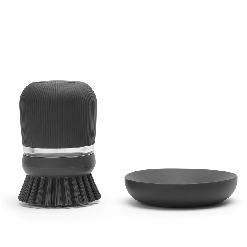 Brabantia Soap Dispensing Dish Brush Dark Grey - Image 03