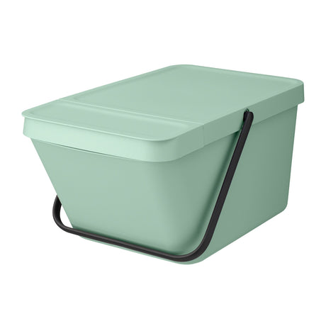 Brabantia Sort & Go Stackable Waste Bin 20L Jade Green - Image 01