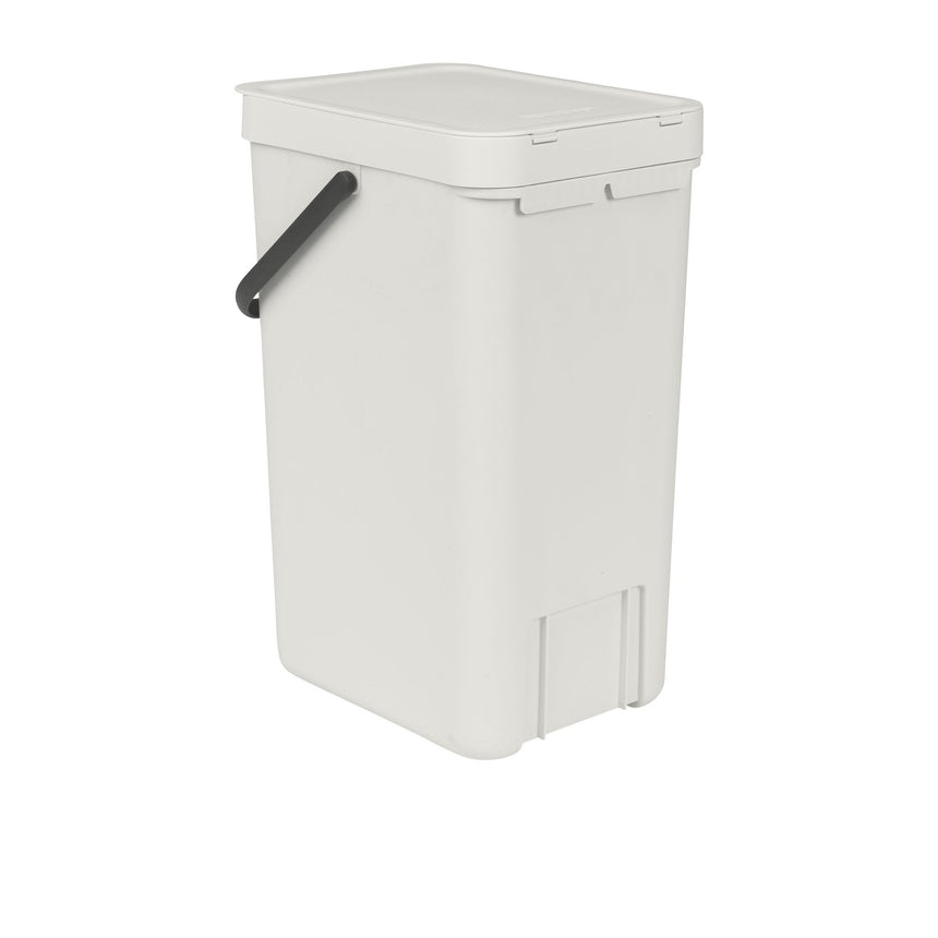 Brabantia Sort & Go Waste Bin 16 Litre Light Grey - Image 05