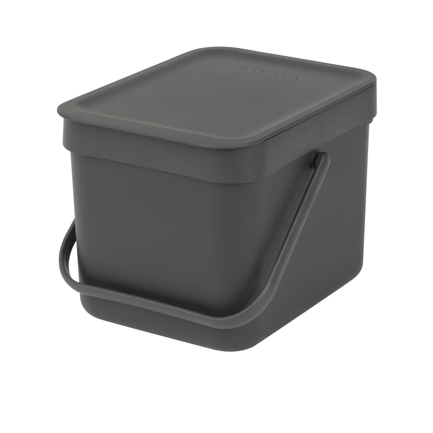 Brabantia Waste Bin Sort & Go 6 Litre Grey - Image 01