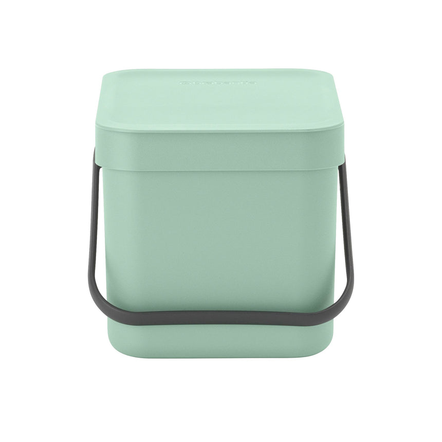 Brabantia Sort & Go Waste Bin 6 Litre Jade Green - Image 04