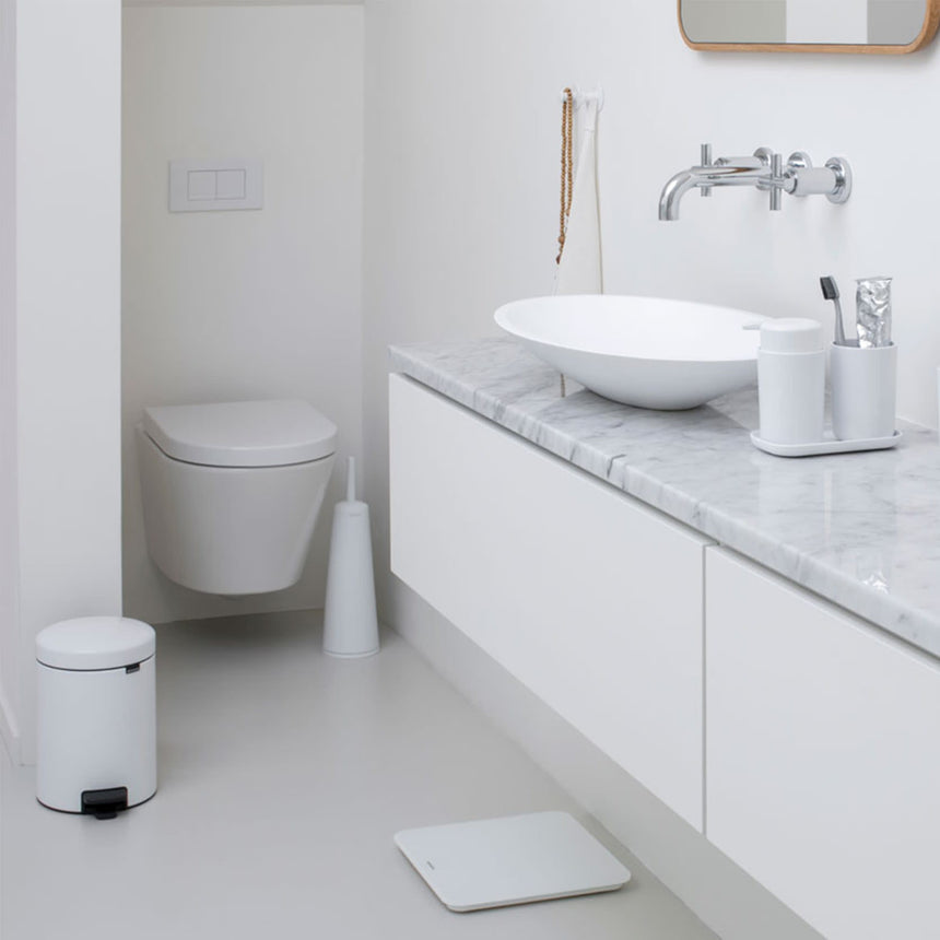 Brabantia Toilet Brush and Holder in White - Image 05