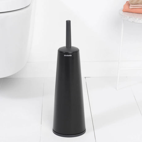 Brabantia Toilet Brush and Holder Matt in Black - Image 02