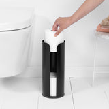 Brabantia Toilet Roll Dispenser Matt in Black - Image 05