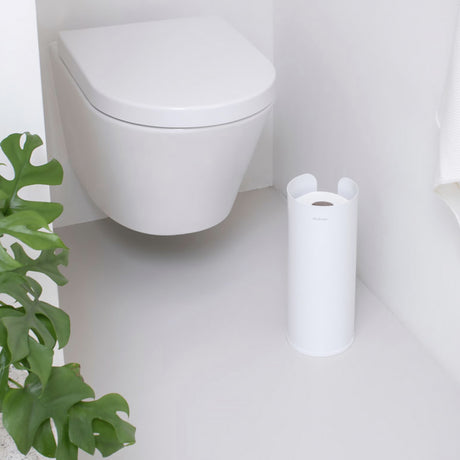 Brabantia Toilet Roll Dispenser in White - Image 02