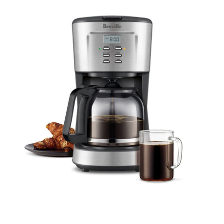 Breville The Aroma Style Electronic Drip Coffee Maker Brushed Stainless Steel - Image 02