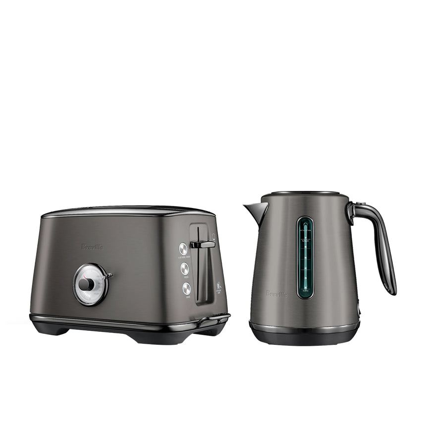 Breville The Luxe Duo Toaster and Kettle Noir Bundle - Image 01