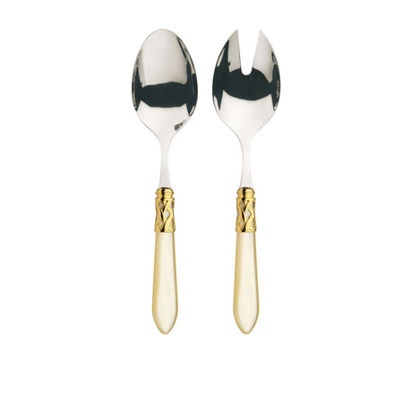 Bugatti Aladdin Salad Server Set 2pc Ivory - Image 01