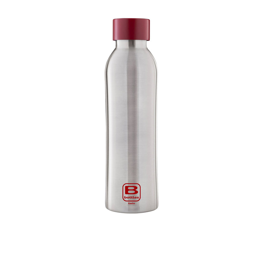 Bugatti B Bottle Double Wall Insulated Drink Bottle 500ml Silver - Image 01