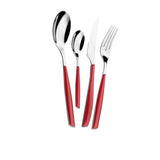 Bugatti Glamour Cutlery Set 24pc Red - Image 01