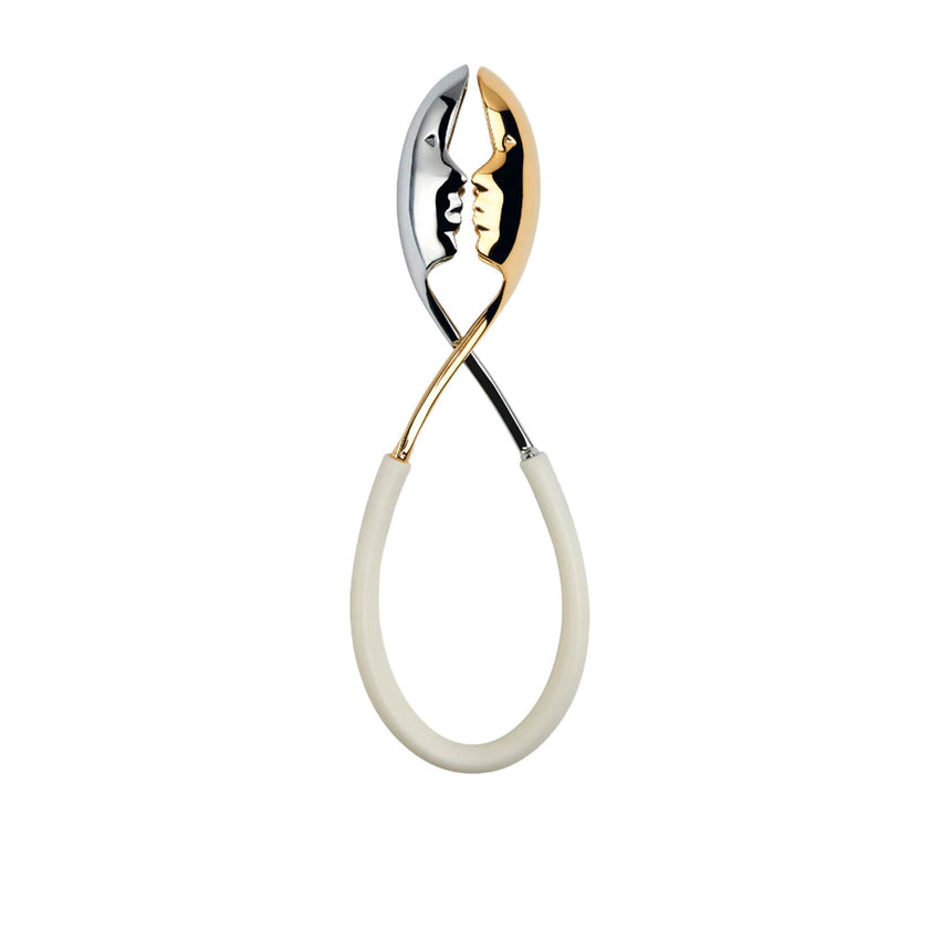 Bugatti Kiss Salad Tongs 28cm White/Gold - Image 04