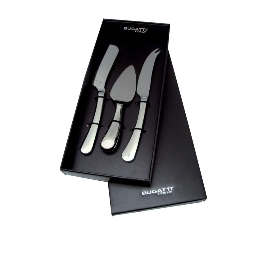 Bugatti Settimocielo Cheese Set 3pc Chrome - Image 01