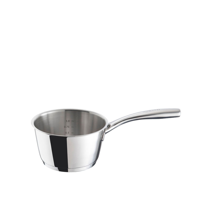 Bugatti Stainless Steel Saucepan 16cm - 1L Chrome - Image 01