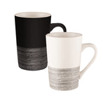 Bundanoon Tube Mug 384ml Monochrome Hem Set of 4 - Image 03