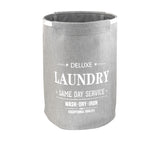 Butlers Capri Round Laundry Hamper Coal - Image 01