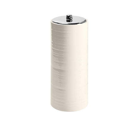 Urban Lines Hush Toilet Roll Canister in White - Image 01