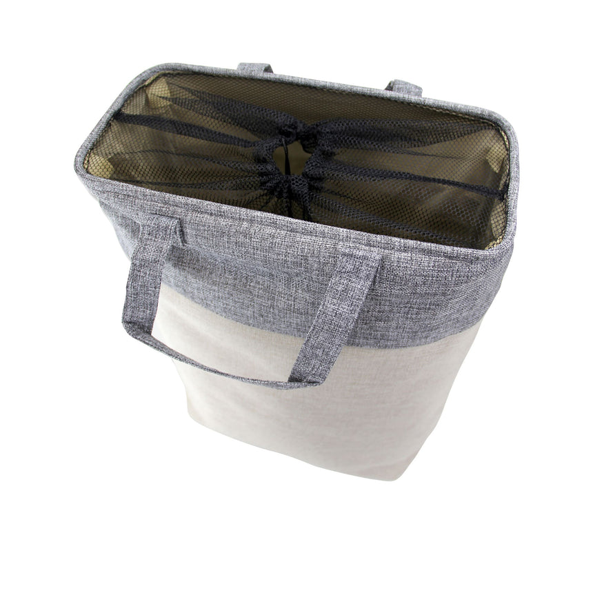 Butlers Suite Skinny Hamper Natural Coal - Image 02