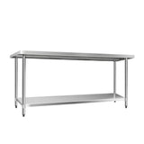 Cefito 430 Stainless Steel Kitchen Bench 182.9x61cm - Image 02